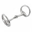 Weaver Leather Mini Eggbutt Snaffle Bit made from high-quality polished stainless steel. This miniature horse bit features a 3-1/2" single jointed mouth and 2" fixed eggbutt rings designed to prevent pinching at the corners of the mouth. A durable and essential piece of equestrian horse tack for mini horse training and showing, offering precise control and a comfortable fit. Perfect for your miniature horse equipment collection.