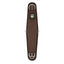 Weaver Leather Neoprene Smart Roper Cinch in chocolate brown, featuring the patented stainless steel Roll Snug buckle for smooth tightening. This shock-absorbing horse cinch offers maximum comfort and stability with a non-slip neoprene construction. Includes durable center D-rings for breast collar attachment. Professional-grade western horse tack designed for performance, comfort, and easy cinching during roping or trail riding.