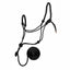 Weaver Leather black rope halter with matching 10' lead featuring a durable, no-break design. Crafted from high-quality poly rope, this training halter set uses strategic knots for effective communication and natural horsemanship. This heavy-duty, one-piece construction ensures maximum strength and reliability. Ideal horse tack for training, ground work, and everyday use, providing a sleek and professional look for any equestrian.