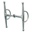 Weaver Leather Stainless Steel Full Cheek Eggbutt Snaffle Bit with a 5" jointed mouthpiece. This polished silver horse bit features long full cheeks with ball ends for lateral guidance and eggbutt-style rings to prevent pinching. Durable, high-quality equestrian tack ideal for training and English riding. Sleek design for precise communication and control between horse and rider.