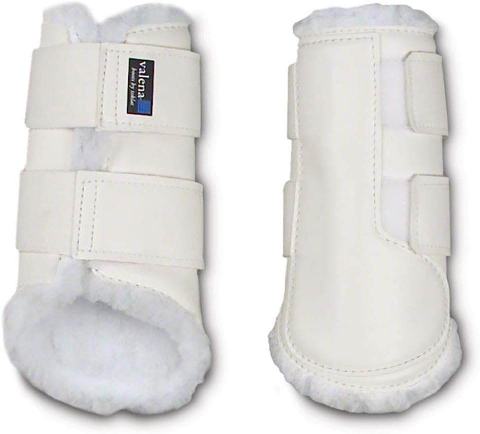 Toklat Valena Horse Boots - WoolBack Fleece Lining & Marine Vinyl Brushing Boots - Multiple Sizes