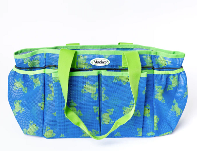 Mackey Wash Rack Tote — Ventilated Mesh Grooming Organizer