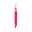 Weaver Equine Performance Lead Rope in vibrant hot pink, featuring an 8-foot soft comfort grip braided design. Includes a heavy-duty brass snap hook for quick halter attachment and secure metal clamps for durability. This high-quality equestrian lead rope offers both style and function for horse handling and training.