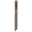 Weaver Leather 1-3/4" X 39" Leopard Patterned Poly Off Billet featuring a stylish animal print on durable polyester webbing. This Western saddle accessory includes pre-punched holes for easy adjustment and a burgundy leather tie strap for secure fastening. Perfect for adding a bold look to your horse tack collection.