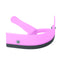 Pink Weaver Leather 2-in-1 Sweat Scraper and Curry Comb, a versatile horse grooming tool featuring a serrated edge for deep cleaning and a black rubber squeegee blade for efficient sweat and water removal. This ergonomic, curved grooming essential is designed for comfort and ease of use, making it a perfect addition to any equine grooming kit.