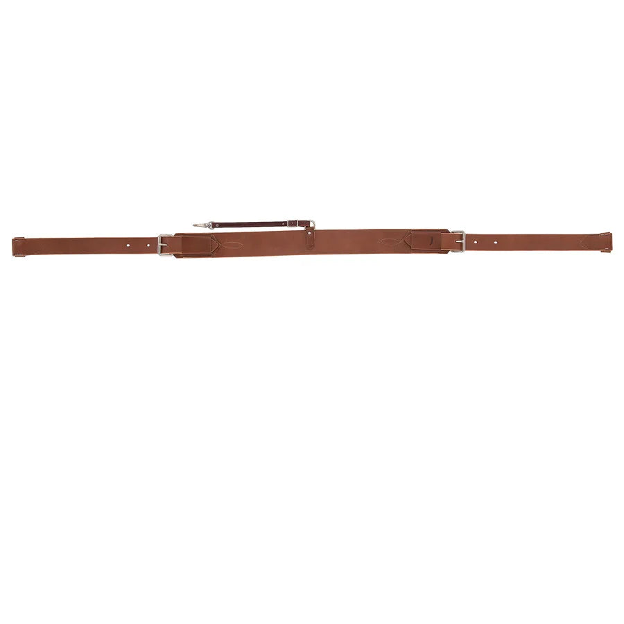 Weaver Leather 3-Ply Complete Back Cinch - Heavy Duty Leather Rear Girth with Connector Strap