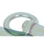 Weaver Leather #3142 Nickel-Plated Bull Snap with 1" swivel eye. This heavy-duty silver hardware is designed for lead ropes, horse tack, and large dog leashes. Its polished, rust-resistant finish and reliable spring-action trigger make it ideal for equestrian gear, leather craft projects, and durable DIY repairs. Professional-grade hardware for secure and easy attachments.