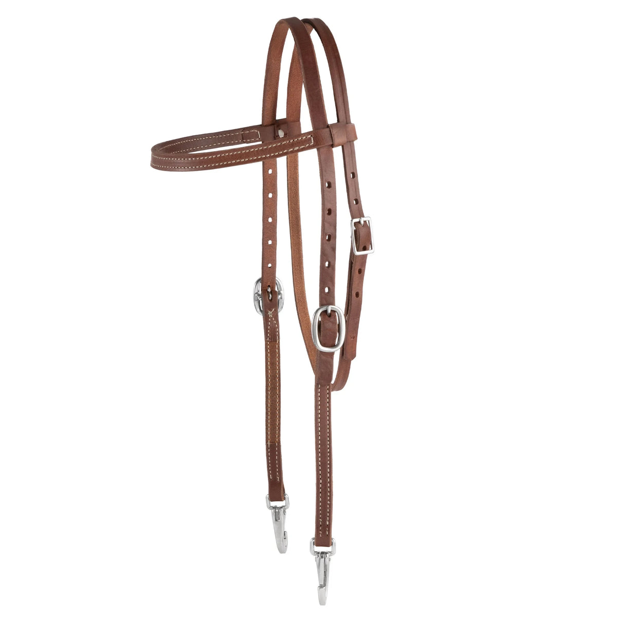 Weaver Leather 5/8" Oiled Hermann Oak Harness Leather Trainer Headstall
