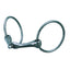 Weaver Leather 5-inch loose ring snaffle bit crafted from durable malleable iron with a dark grey finish. This high-quality horse bit features a single-jointed mouthpiece and large 3-inch loose rings, providing clear communication for equestrian training and everyday riding. An essential piece of horse tack for any rider looking for reliable and professional-grade equestrian equipment.