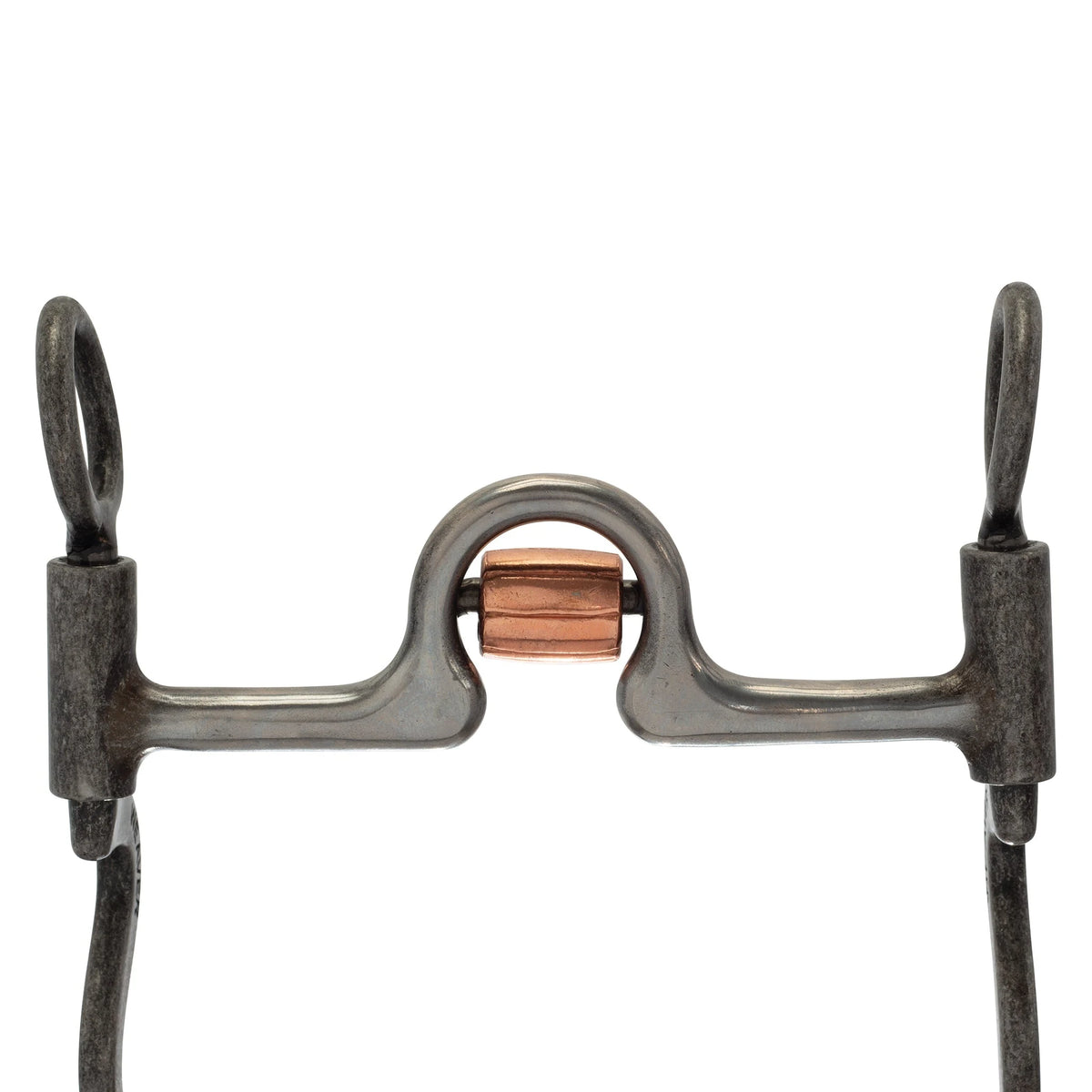 Weaver Leather 5" Sweet Iron Ported Mouth With Copper Cricket, 8-1/4" Shank Cheeks