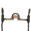 Weaver Leather 5" Sweet Iron Ported Mouth With Copper Cricket, 8-1/4" Shank Cheeks