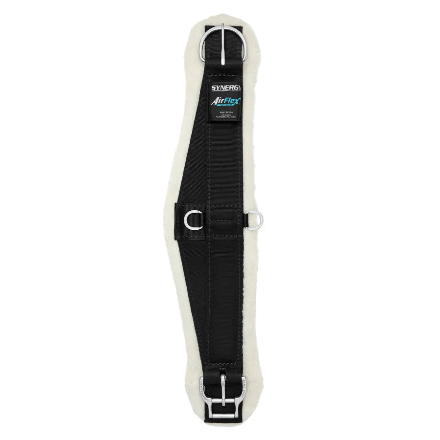 Weaver Leather AirFlex Smart Cinch Roper Style with Fleece Lining, Black - Multiple Sizes