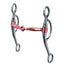 Weaver Leather 5-inch All Purpose Western Curb Bit with durable stainless steel shanks and a jointed copper mouthpiece. This high-quality horse bit is designed to promote salivation and clear communication between horse and rider. Ideal for training or everyday riding, it’s an essential addition to any western tack collection. Perfect for equestrians looking for reliable performance and a classic look.