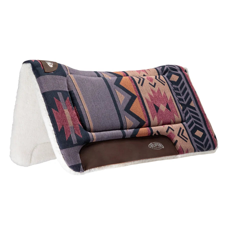 Weaver Leather All Purpose Contoured Fleece Saddle Pad - AP English Horse Saddle Pad