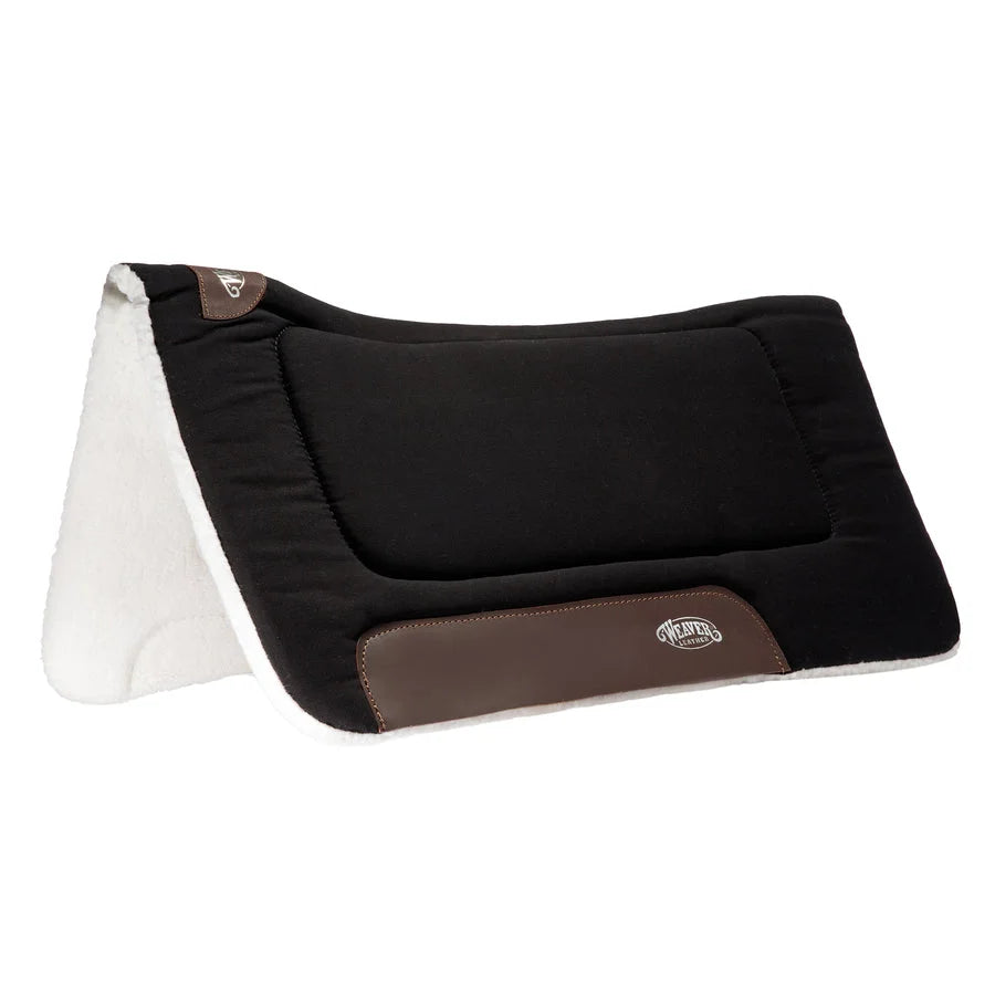 Weaver Leather All Purpose Contoured Fleece Saddle Pad - AP English Horse Saddle Pad