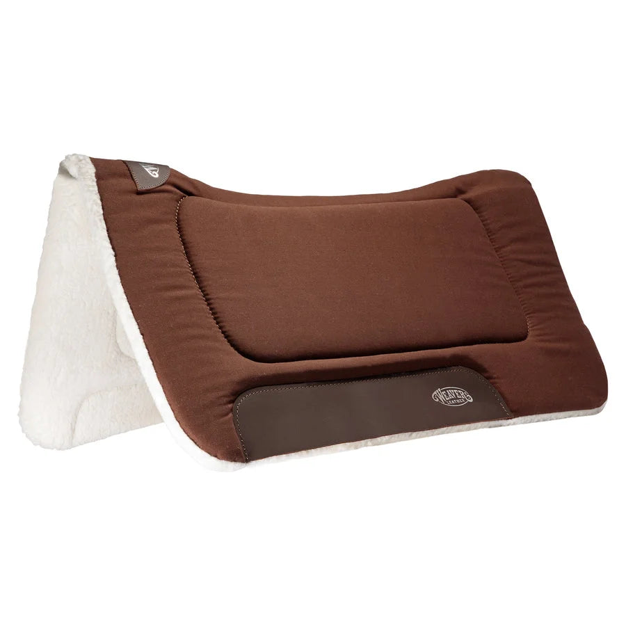 Weaver Leather All Purpose Contoured Fleece Saddle Pad - AP English Horse Saddle Pad