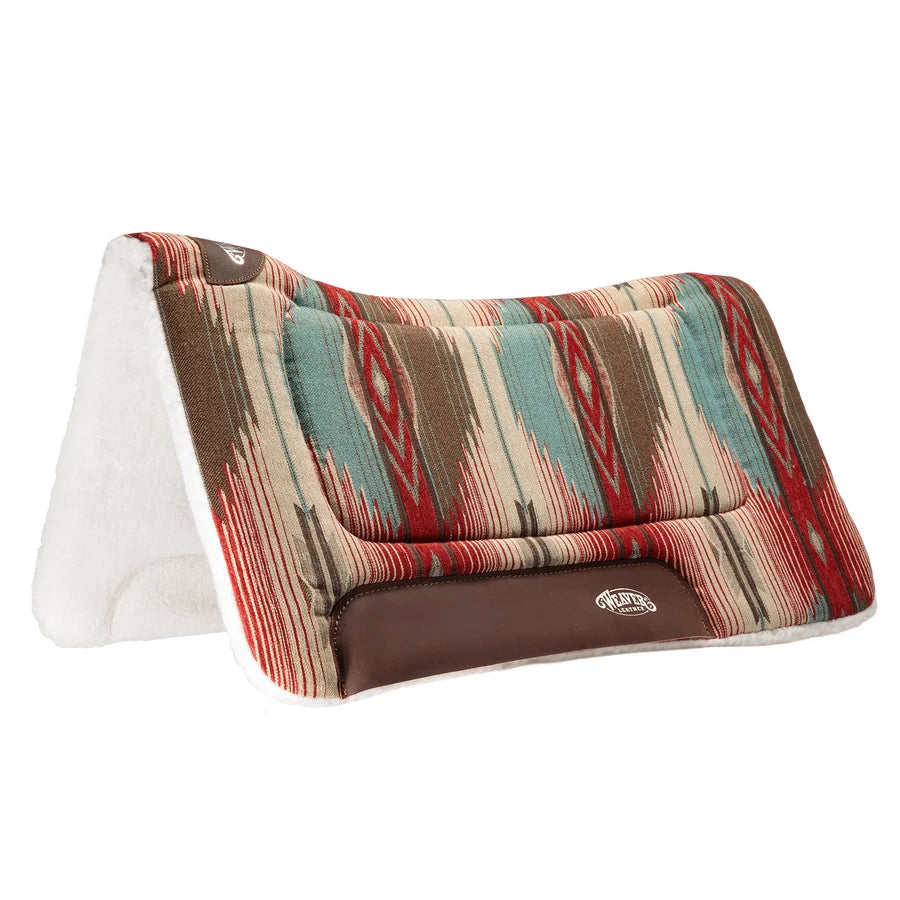 Weaver Leather All Purpose Contoured Fleece Saddle Pad - AP English Horse Saddle Pad
