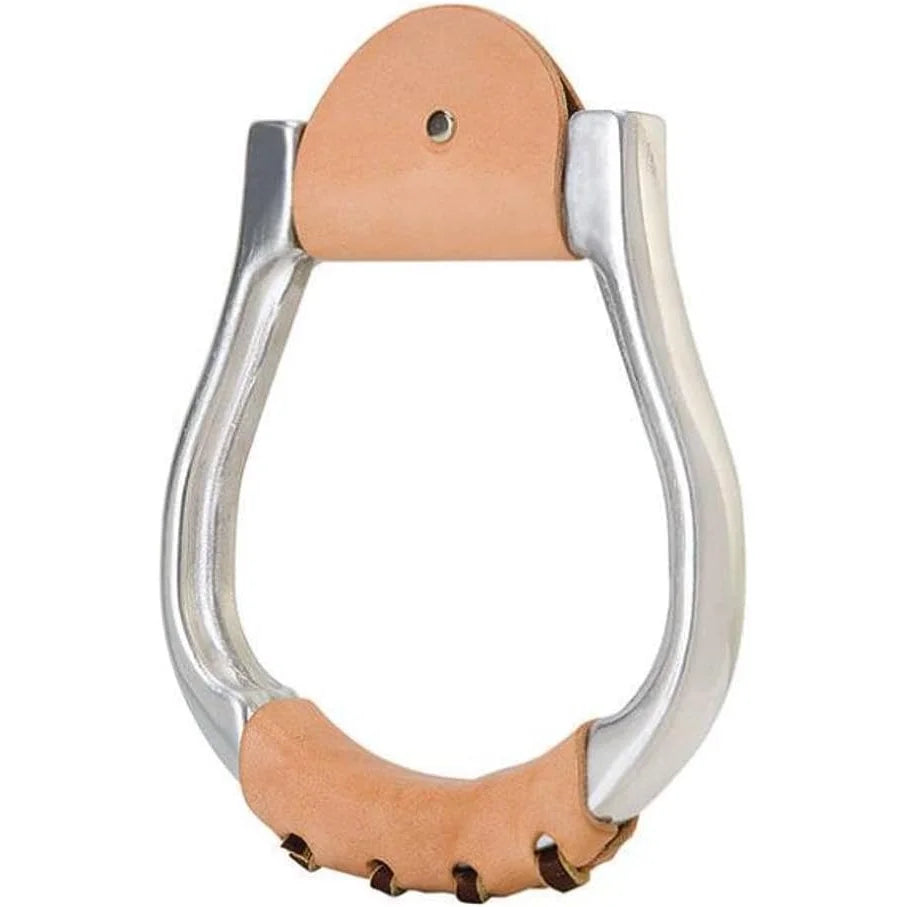 Weaver Leather Aluminum Oxbow Stirrups - Lightweight Western Saddle Stirrups