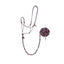 Weaver Leather Bamboo Ecoluxe Horse Halter & Lead Set featuring a knotted rope halter in a patterned purple and pink design. Includes a matching multi-colored lead rope coiled with vibrant pink, green, and black accents. This eco-friendly, sustainable horse tack is designed for both style and durability, making it an essential piece of equipment for everyday training and horse care.