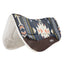 Weaver Leather Barrel Fleece Saddle Pad - 28" x 34" - Contoured for Performance and Comfort