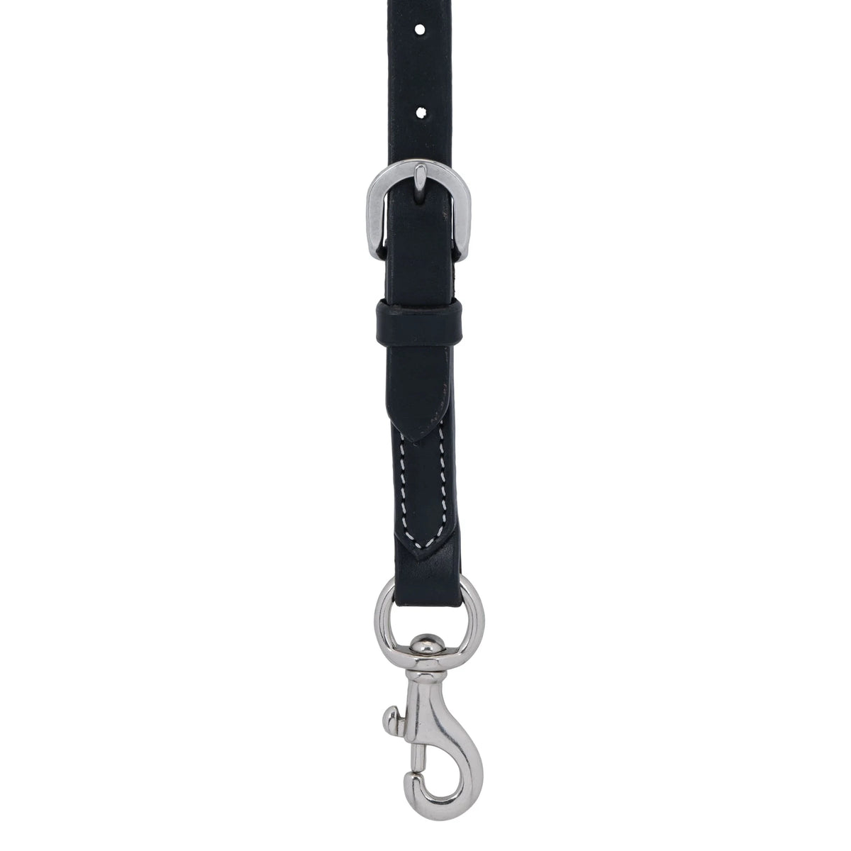 Weaver Leather Black Leather Floral Buckstitch Contoured Breast Collar