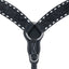 Weaver Leather Black Leather Floral Buckstitch Contoured Breast Collar
