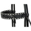 Weaver Leather Black Leather Floral Buckstitch Headstall