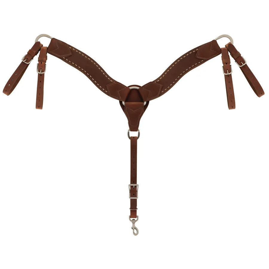 Weaver Leather Buckstitch Breast Collar - Premium Handcrafted Western Horse Tack