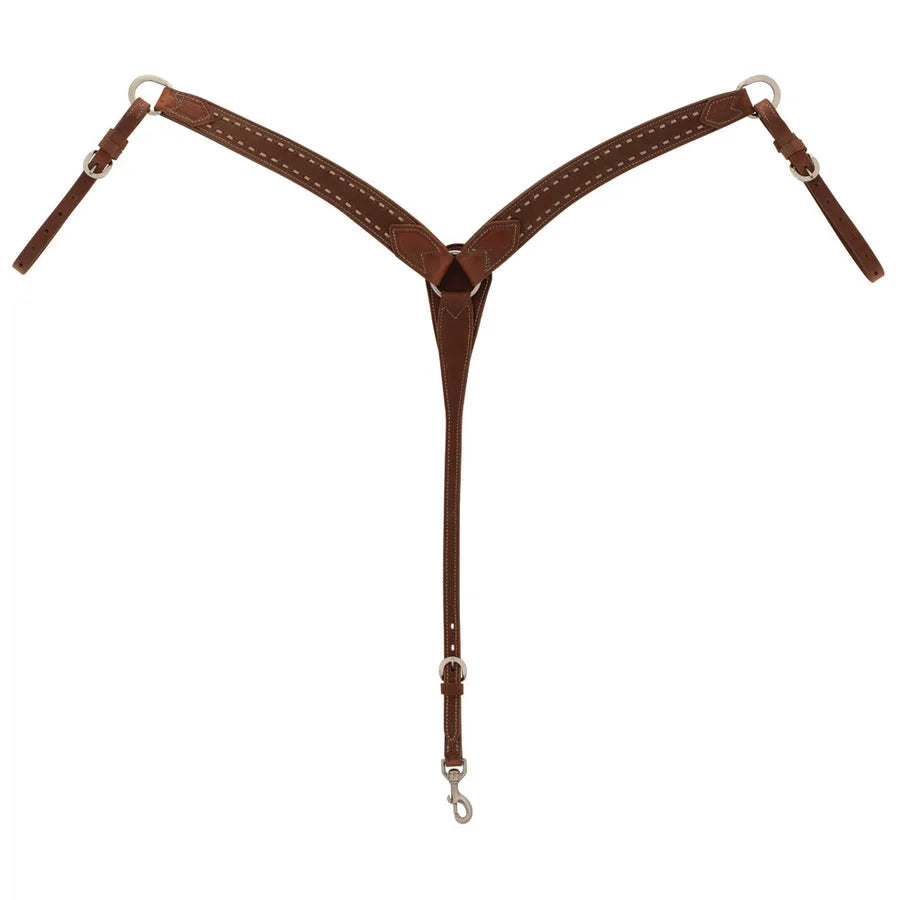 Weaver Leather Buckstitch Breast Collar - Premium Handcrafted Western Horse Tack