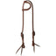 Weaver Leather Buckstitch Single Ear Headstall - Russet Leather Western Horse Bridle