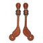 Weaver Leather Buckstitch Spur Strap, Hermann Oak® Russet, Dawn Collection
