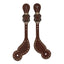 Weaver Leather Buckstitch Spur Straps, Oiled Hermann Oak®, Dusk Collection