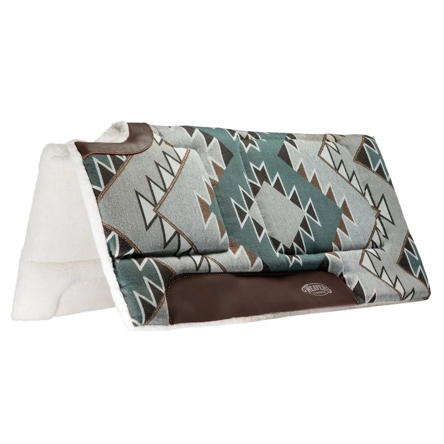 Weaver Leather Built-Up Fleece Western Saddle Pad for High Withers - 32" x 32"