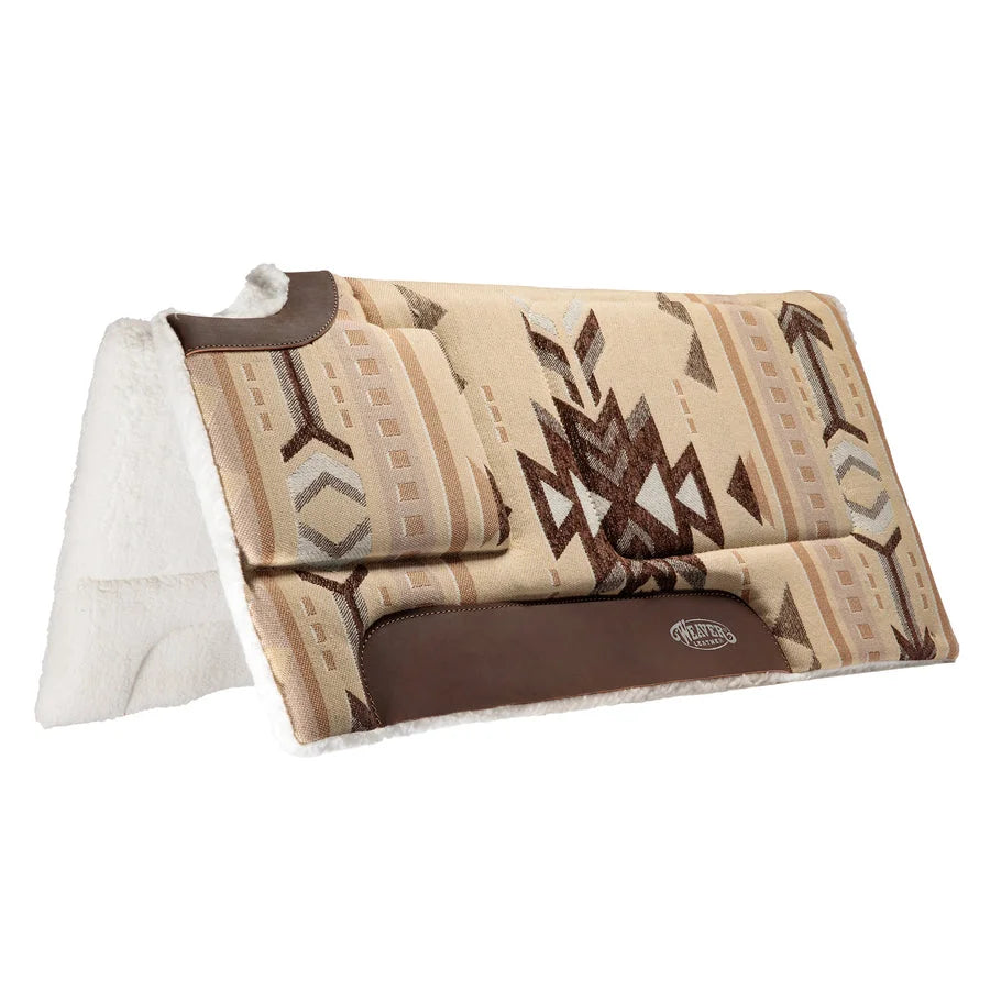 Weaver Leather Built-Up Fleece Western Saddle Pad for High Withers - 32" x 32"