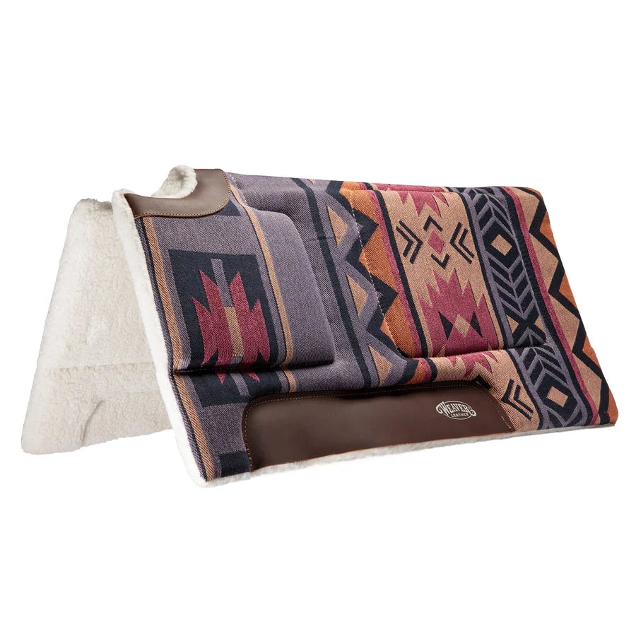 Weaver Leather Built-Up Fleece Western Saddle Pad for High Withers - 32" x 32"