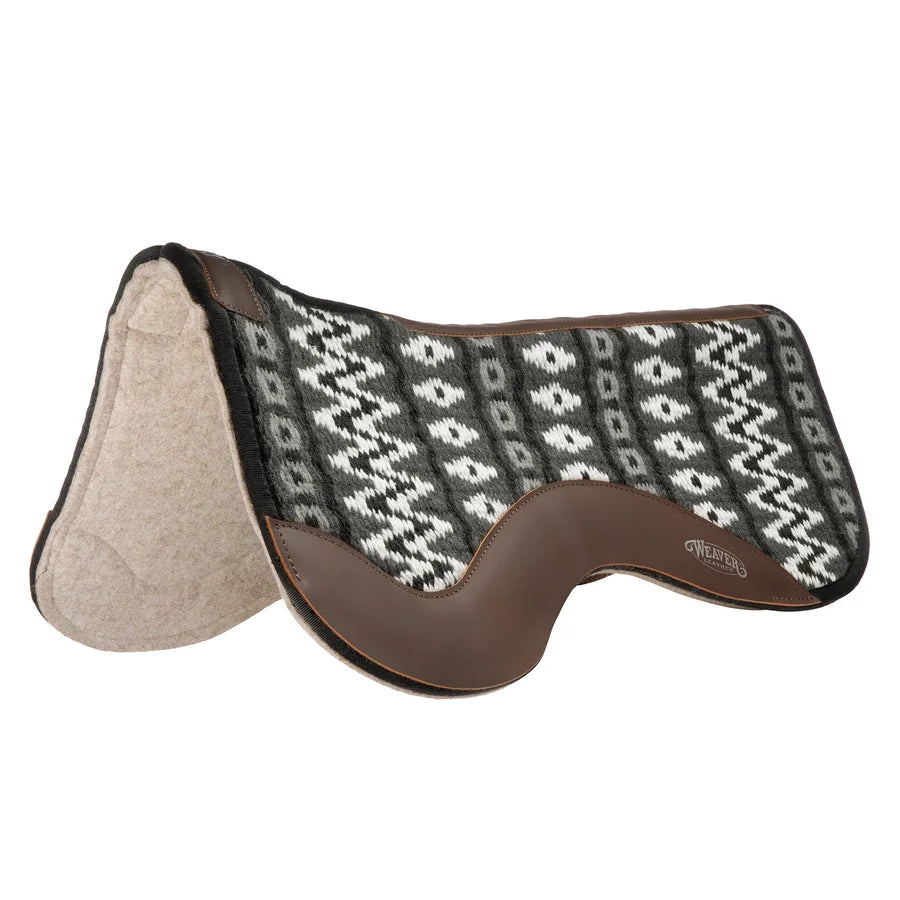 Weaver Leather Close Contact Wool Saddle Pad - 31" x 32" - Premium Wool Felt for Comfort and Fit