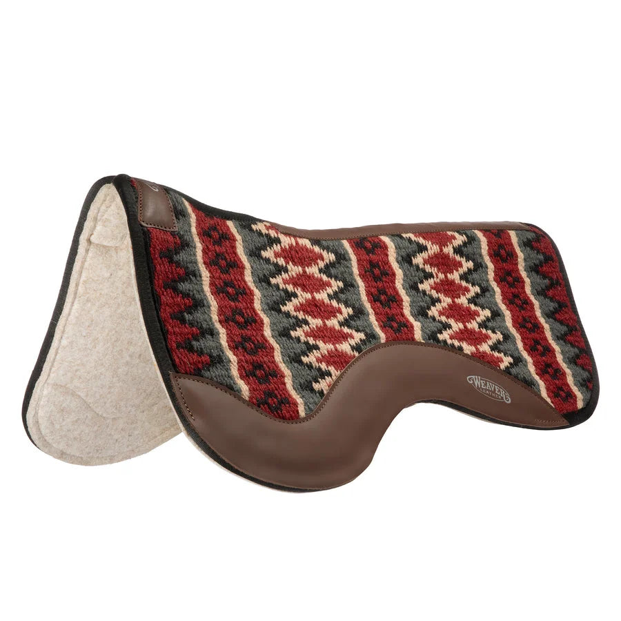 Weaver Leather Close Contact Wool Saddle Pad - 31" x 32" - Premium Wool Felt for Comfort and Fit