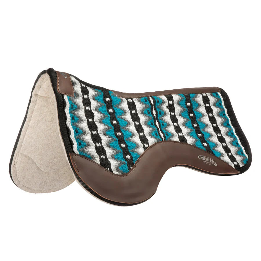 Weaver Leather Close Contact Wool Saddle Pad - 31" x 32" - Premium Wool Felt for Comfort and Fit