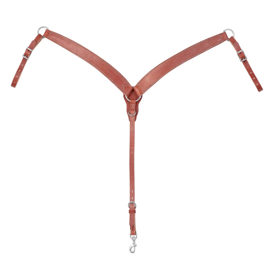 Weaver Leather Contoured Breast Collar - Canyon Rose Premium Western Horse Tack