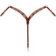 Weaver Leather Contoured Breast Collar - Premium Western Leather Horse Size Ergonomic Fit