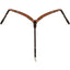 Weaver Leather Contoured Breast Collar - Premium Western Leather Horse Size Ergonomic Fit