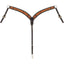 Weaver Leather Contoured Breast Collar - Premium Western Leather Horse Size Ergonomic Fit