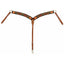 Weaver Leather Contoured Breast Collar - Premium Western Leather Horse Size Ergonomic Fit