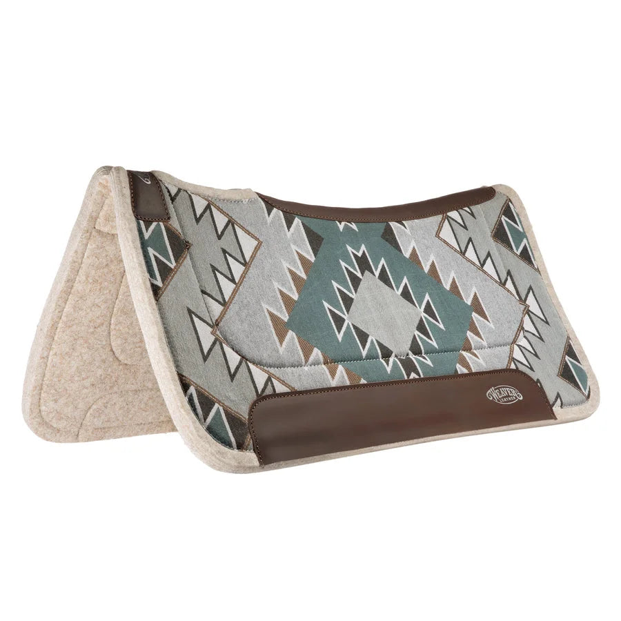 Weaver Leather Contoured Felt Western Horse Saddle Pad - 32" x 32"