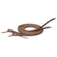 Weaver Leather Extra Heavy Harness Split Reins in Golden Chestnut. These weighted western split reins are crafted from premium harness leather, featuring tapered ends and bit ends with leather ties. Designed for a professional feel and long-lasting durability, these high-quality horse reins are ideal for western performance, training, or everyday trail riding.