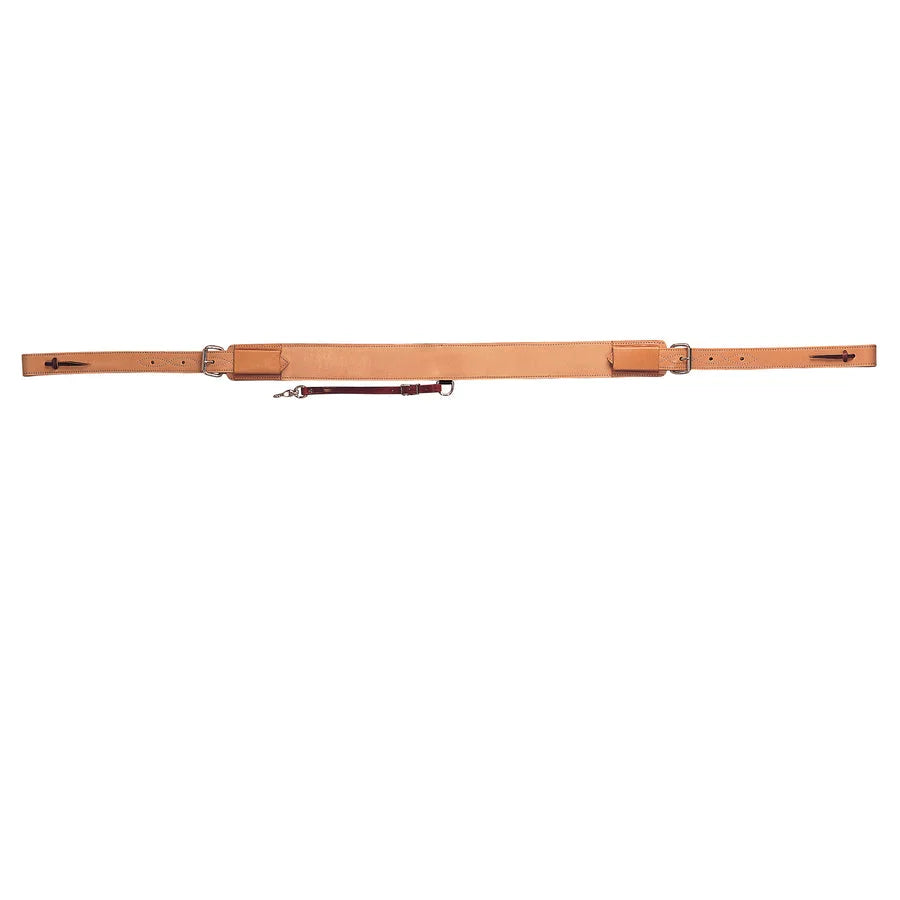 Weaver Leather Heavy Duty Complete Back Cinch - 3" Width Premium Western Leather Rear Cinch