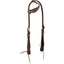 Weaver Leather Heavyweight Sliding Ear Headstall - Durable Harness Leather Construction