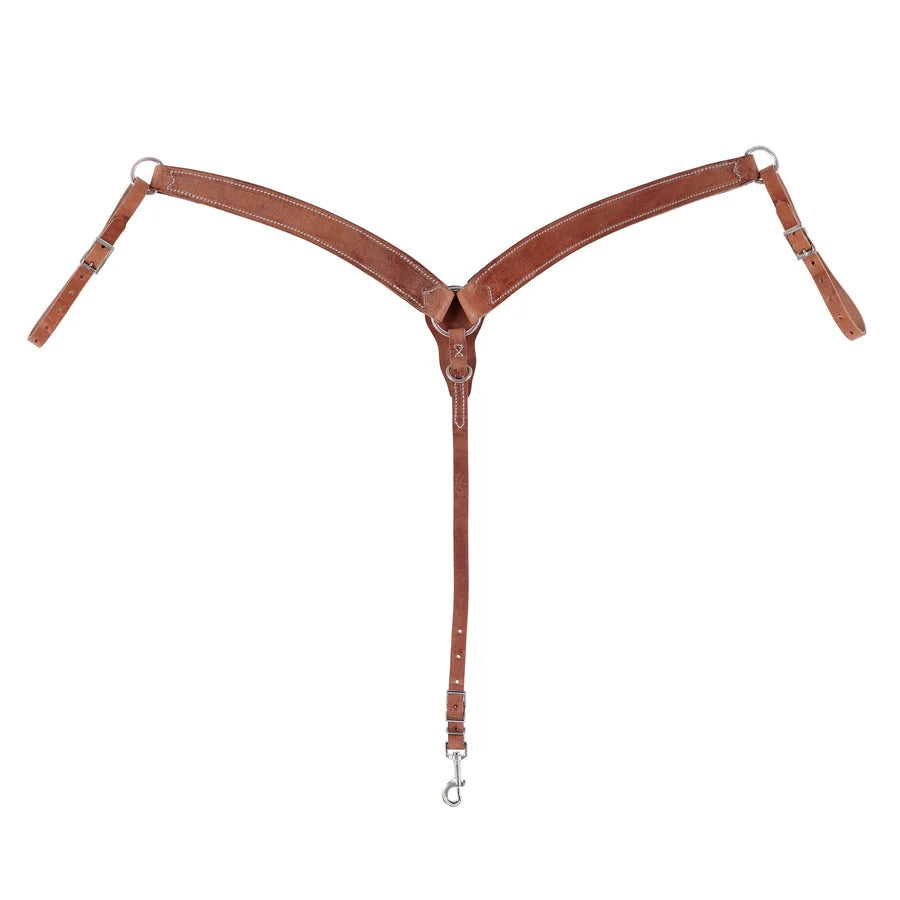 Weaver Leather Heritage Line Contoured Latigo Leather Lined Breast Collar - Horse Size