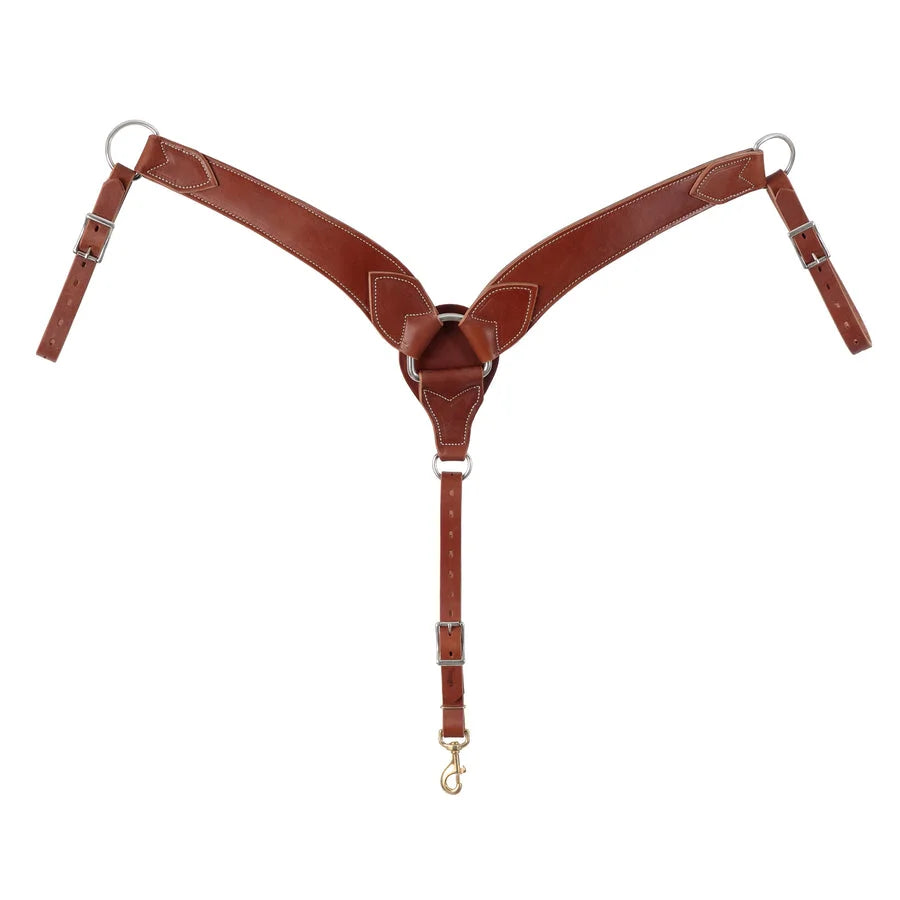 Weaver Leather Horizons Roper Breast Collar - Durable Western Leather Horse Size