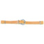 Weaver Leather Horizons Straight Harness Leather Curb Strap in a natural tan finish. This premium equestrian bit accessory features durable russet harness leather with a rounded silver-tone buckle and two matching rings for easy attachment. A classic, reliable addition to any horse's bridle for subtle control. Perfect for western riding and everyday training.